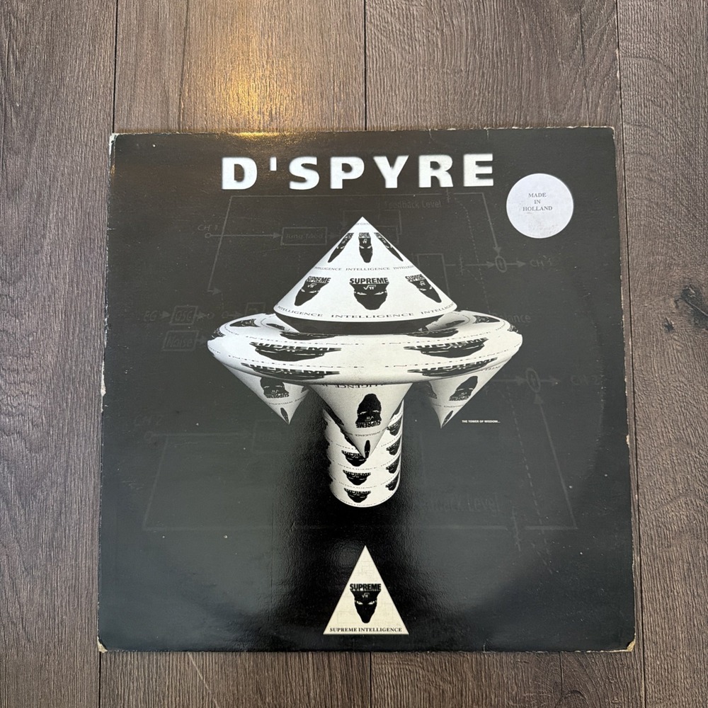 D'Spyre Supreme Intelligence Vinyl Record Wicked Music Hardcore Electronic RARE